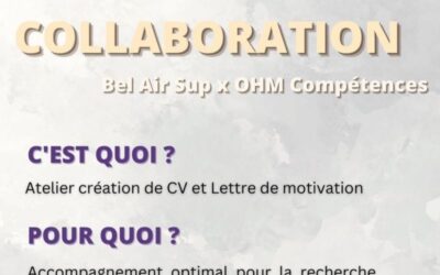 Collaboration Ohm Compétences et le CFA Belairsup